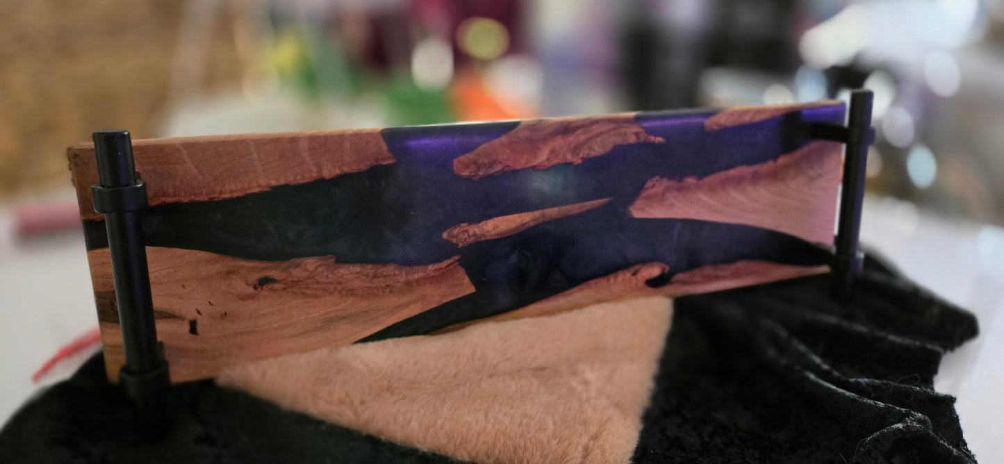 Live Edge Maple & Epoxy Serving Tray