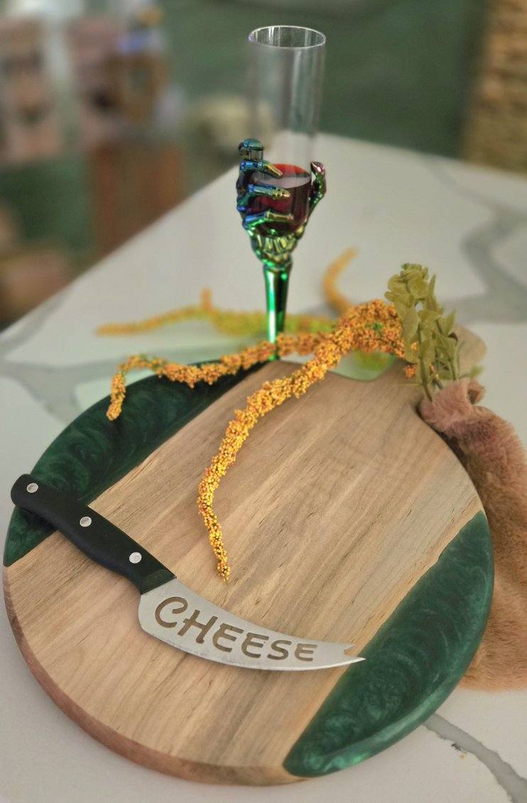 Sea Green Charcuterie Board