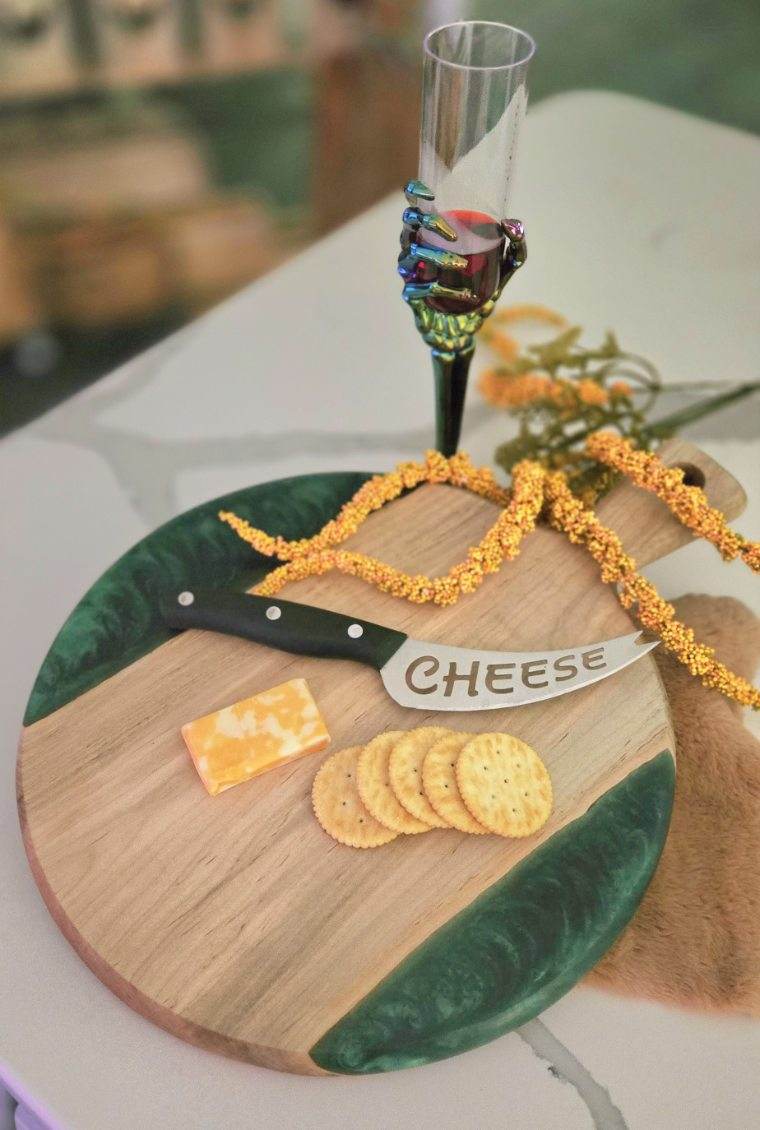 Sea Green Charcuterie Board